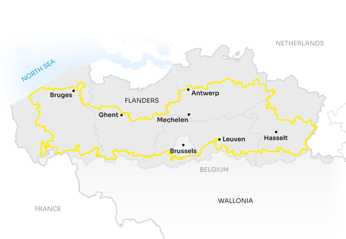 Flanders Route Iconic Cycle Routes